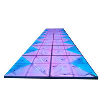 Dalles de sol LED interactives DMX 3D pour discothèque - Changement de couleur RVB pour hôtel