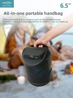 Haut-parleur portatif sans fil extérieur intelligent rechargeable de dent bleue de partie stéréo de bruit de basse