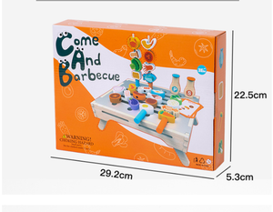 צעצועי מטבח מעץ CPC CE EN71, צעצועי משחק דמיון של מנגל, צעצועי חיתוך לילדים - Product Image 5