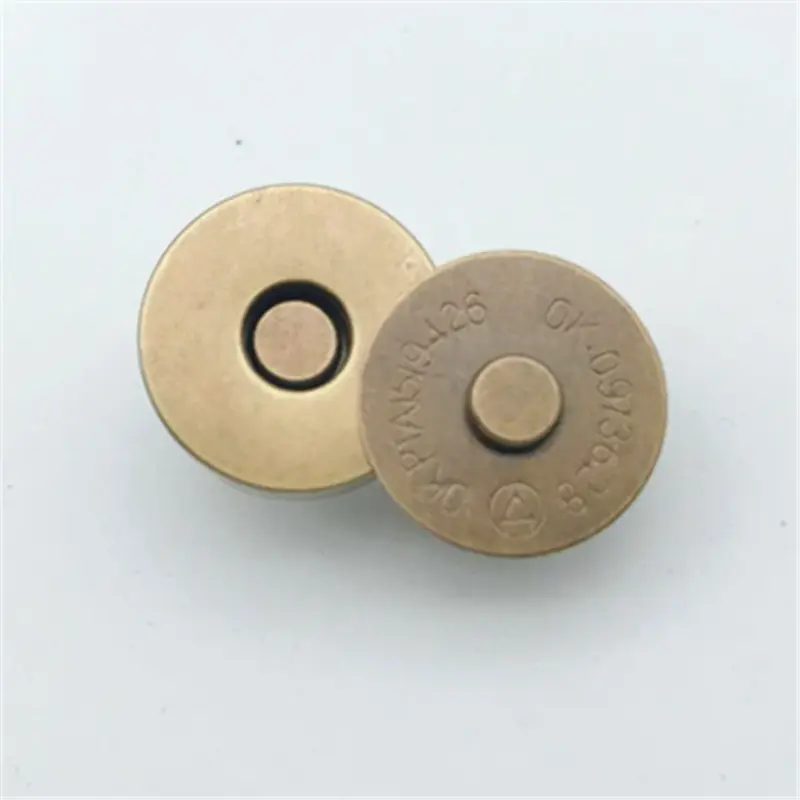 Bottone a pressione magnetico piccolo rotondo forte personalizzato per borsa o abbigliamento