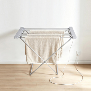 Faltbarer Elektrisch Beheizter Aluminium-Wäscheständer Modern Multifunktional Platzsparend Handtuchhalter Freistehender Kleiderständer - Product Image 4