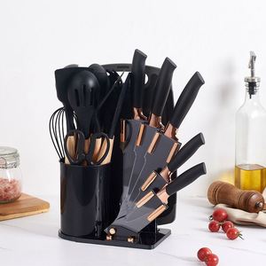 Accesorios de Cocina de Acero Inoxidable, Juego de Utensilios de Cocina de Silicona, Juego de Cuchillos de Cocina - Product Image 2
