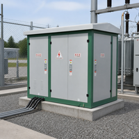 Transformateur immergé dans l'huile Guangfa 480V triphasé 50/60Hz à bobine ronde pour l'alimentation des quartiers commerciaux