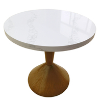 Ensemble de table basse à thé en bois Mdf moderne personnalisé Table basse gigogne en bois pour chambre d'hôtel