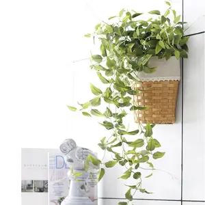 Искусственная лоза ZERO с 5 вилками, декоративная лоза с искусственными листьями для украшения дома, свадьбы, офиса