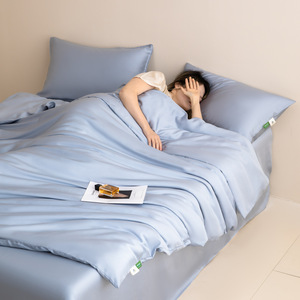 Draps rafraîchissants en Lyocell taille Queen, ensemble de draps doux et soyeux avec poche profonde de 16 pouces, respirants - Product Image 4