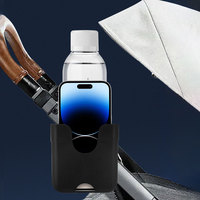 Porte-gobelet universel SUNNUO pour poussette, support de biberon réglable en ABS pour poussette