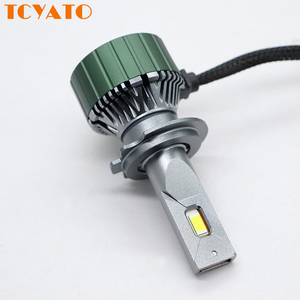 TCYATO Nouveaux phares LED de voiture M9 Pro, double <span class=keywords><strong>tubes</strong></span> en cuivre, haute puissance H7 H4, faisceau haut et bas intégré - Product Image 4
