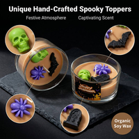Bougie artisanale en cire de soja, aromathérapie, style classique, pot en verre, bougie votive pour mariage et décoration de la maison pour les fêtes
