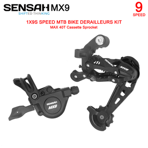 SENSAH MX9 <span class=keywords><strong>1X9</strong></span> سرعة Derailleurs عدة مجموعة رافعة شيفتر 9 سرعةderailleur الخلفي لقطع غيار الدراجات <span class=keywords><strong>MTB</strong></span> - Product Image 2