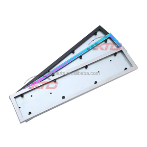 Soporte de marco de matrícula duradero KTD, cubierta metálica para matrícula de coche, soporte para matrícula - Product Image 2