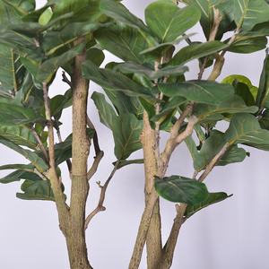 Nuovo lancio di 210cm di foglie artificiali di fico per interni piante artificiali albero in vaso per la casa o la decorazione dell'ufficio in vaso - Product Image 4