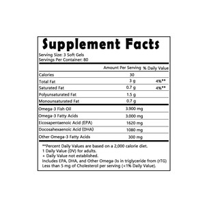 น้ำมันปลาโอเมก้า-3 EPA และ DHA ความเข้มข้นสูงจากปลาทะเลน้ำลึก ผลิตแบบ OEM/ODM  ชนิดแคปซูลนิ่ม สำหรับผู้ใหญ่ ไม่เหมาะสำหรับสตรีมีครรภ์ - Product Image 2