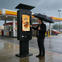 Kiosco de Pago para Estacionamiento de Autoservicio al Aire Libre Sinmar, Estación de Pago con Pantalla Táctil, Tótem Impermeable IP65, Atención Automática