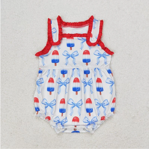 Ensembles de vêtements pour bébés filles avec nœuds Popstick, combinaisons pour sœurs - Product Image 6