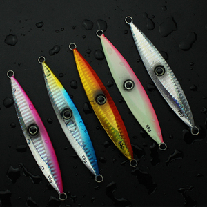 14 #80G di Slow Metallo Giga Lure di Pesca Colata di Metallo Esche Da Pesca Olografica Esche Acqua Salata Artificiale Falso Pesce - Product Image 6