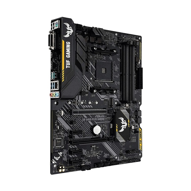 Used ASU'S TUF B450-PLUS GAMING Motherboard Support AMD AM4 Soctet AMD Ryzen 2nd Generation CPU 64GB DDR4 Memory ATX Motherboard