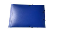 Haute qualité taille personnalisée PP matériel boîte de rangement de fichiers dossiers de documents en plastique coloré avec sangles pour le bureau