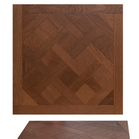 Plancher multicouche en bois massif de chêne fumé brossé Résistant à l'humidité Maison Vintage Artistique Versailles Parquet Plancher en bois composite