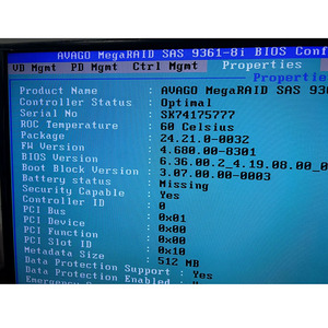 High-Performance LSI MegaRAID <strong>SAS</strong> 9361-8i 12Gb/s <strong>SATA</strong>+<strong>SAS</strong> PCI Express 3.0 RAID Card Controller - Product Image 6