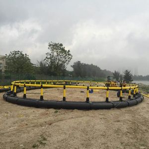 Jaula Circular de Gran Perímetro para Cultivo de Peces, Sistema Flotante de HDPE para Piscicultura de Alta Densidad - Product Image 3