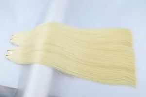 ผมต่อ SHY HAIR แบบเส้นผมแท้ สีบลอนด์อ่อน # ผมต่อแบบตรง 60 เส้น อัตราส่วนผมแท้ 80% - Product Image 3