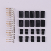 Mayatech 10 Kits de Connecteurs Servo DIY 3 Broches Mâle et Femelle Plaqués Or Type JR pour Avion RC, Multirotor, Quadricoptère, Composite