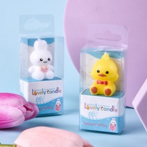 Lovely Candle Cute Duck Rabbit Birthday Cake Decoration Paraffin Single Wick Kids Party Baking Decor - Product Image 1