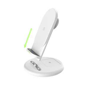 Directo de fábrica Sin intermediario Desmontable 15W Cargador rápido inalámbrico CE FCC RoHS Qi 3 en 1 Cargador inalámbrico plegable - Product Image 1