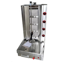 Machine à shawarma à gaz à prix d'usine à vendre/machine commerciale de fabrication de doner kebab à 4 brûleurs