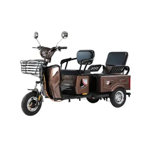 Lớn ba bánh xe điện xe ba bánh CE 48V 4 bánh xe Xe đạp điện ba bánh 3 bánh xe 400cc điện Trike 4Kw 14