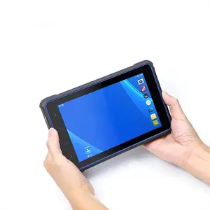 8-Inch 4G R2000 UHF RFID NFC Smart Industrial Rugged Android Tablet PC 2D QR Code Barcode Scanner Octa Processor WiFi Camera