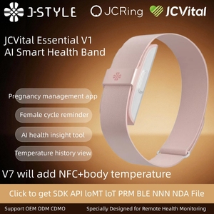 JCVital V1 Patent Stock SDK API สมาร์ทแบนด์ที่ขับเคลื่อนด้วย AI ประเ<span class=keywords><strong>ม</strong></span>ินระดับสุขภาพทางกายภาพส่วนบุคคลอย่างเป็นระบบ ตรวจจับปัญหาที่ซ่อนอยู่ - Product Image 1
