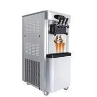 Machine à glace molle de table professionnelle en acier inoxydable à refroidissement direct, capacité 300g, pour la vente en gros