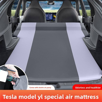Matelas de voiture gonflable automatique en velours Tesla Model YL pour le camping