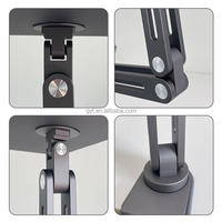 Support magnétique pliable pour iPad Air 13 "M2 (2024)/ iPad Pro 12.9", multi-articulations réglables, portable et portable