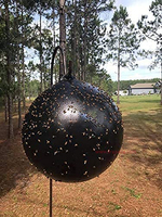 Dispositif anti-insectes écologique en plastique Trapall, à suspendre en extérieur, sûr pour les enfants et les animaux domestiques, avec colle adhésive et boule anti-insectes