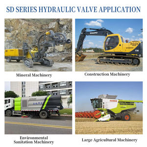 Tuas Kontrol Hidrolik Monoblok <span class=keywords><strong>Mini</strong></span> Excavator Seri Blince SD11 70L/menit 19.6GPM 1-5 Fungsi Katup Kontrol Utama Hidrolik - Product Image 6