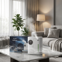 Diffuseur d'aromathérapie électrique en plastique contrôlé par application, mural, usage commercial, hôtel, atomiseur d'huiles essentielles sans eau