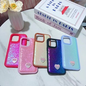 Forme de coeur dames Design cuir TPU accessoires de téléphone portable housse pour Iphone 11 12 13 14 15 16 17 Pro Max - Product Image 2