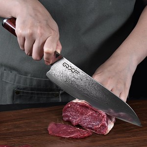 <span class=keywords><strong>Couteau</strong></span> de chef en acier Damas VG-10, manche en bois de santal, <span class=keywords><strong>couteau</strong></span> de chef professionnel ultra-affûté, 8 pouces - Product Image 2