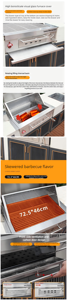 Parrilla de Acero Inoxidable 304 Profesional para Cocina Exterior, con Fregadero Integrado, Resistente a la Intemperie, Certificación E0, CE, CARB, P2, OEM para UE, AU, EE. UU. - Product Image 6