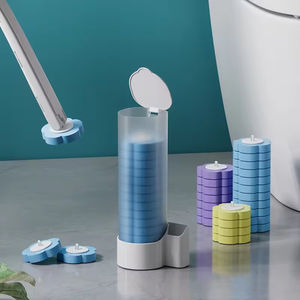 מברשת שירותים חד פעמית עם ספוג נשלף-מילוי תחליף, קיר-רכוב עבור ניקוי - Product Image 6