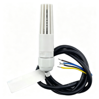 Sensor Suhu dan Kelembapan SHT30 DHT30 dengan Output I2C RS485, Pengukur Kelembapan untuk Pertanian Rumah Kaca, Dilengkapi Pelindung Sensor