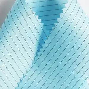 Polyester Mesh Strip Grid Carbon Stoff Anti statisch Leitfähig Reinraum Textil Reinraum tuch Anti statisches ESD-Gewebe