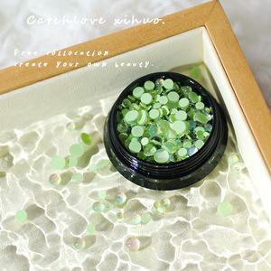 Perles à ongles Sirène Aurore à fond plat, breloques en cristal couleur bonbon pour bijoux d'ongles Symphonie - Product Image 5