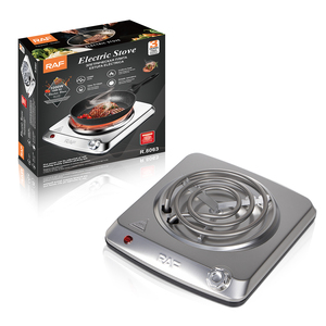 Cuisinière électrique RAF R.8063 à bobine unique en acier inoxydable pour une chaleur uniforme, une cuisson rapide et une utilisation quotidienne facile - Product Image 1