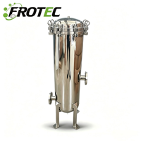 Boîtier de filtre multi-cartouches FROTEC SUS304 avec pieds de support pour prétraitement par osmose inverse