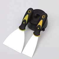 Spatule professionnelle de haute qualité et durable pour plaques de plâtre, personnalisable OEM, très vendue, couteau à mastic en acier inoxydable, réparation murale en caoutchouc