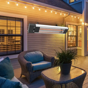 Chauffages muraux électriques de patio au design moderne avec réflecteur Lowes - Product Image 1